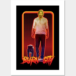 keanu burn the city Posters and Art